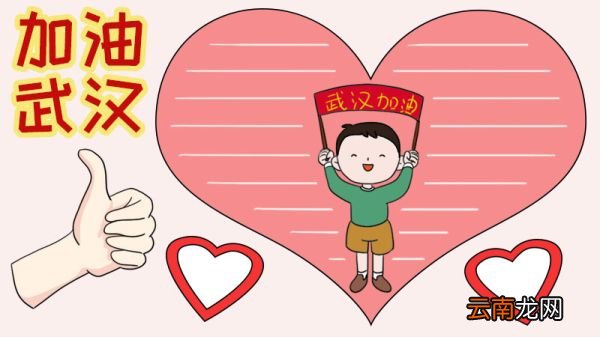 加油武汉手抄报内容