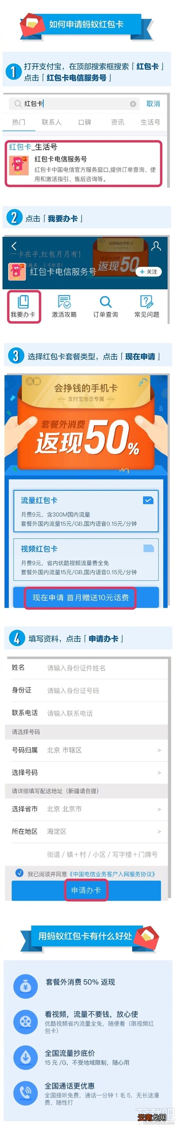 支付宝蚂蚁红包卡怎么申请办理?支付宝蚂蚁红包卡在哪?