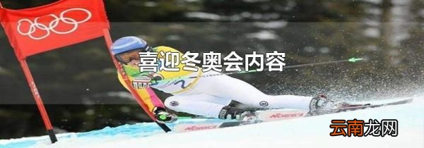 喜迎冬奥会内容