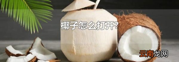 椰子怎么打开?