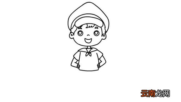 水手服简笔画画法水手服简笔画怎么画