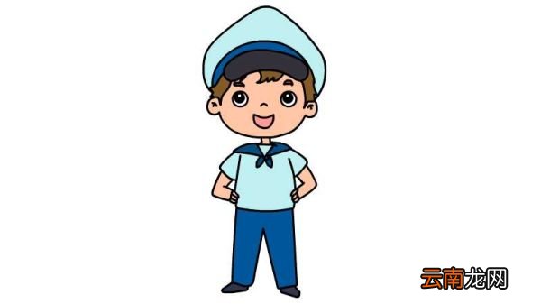 水手服简笔画画法水手服简笔画怎么画