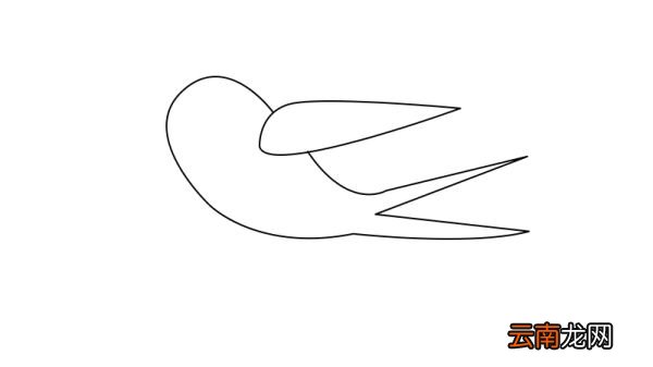 小燕子简笔画