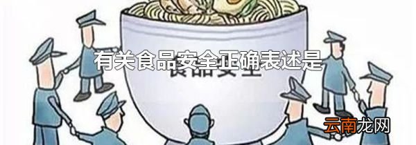 有关食品安全正确表述是