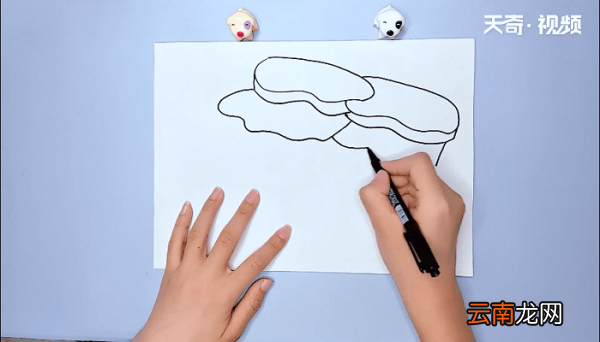 自然遗产简笔画 自然遗产简笔画画报