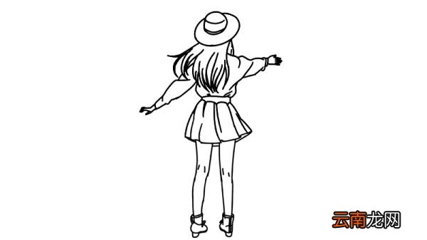 女生全身背影简笔画怎么画怎么画女生全身背影简笔画