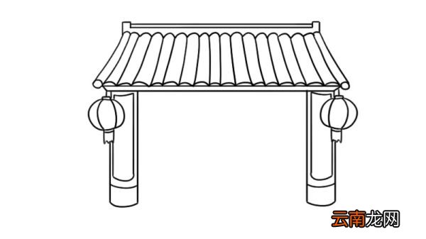 新年房子简笔画
