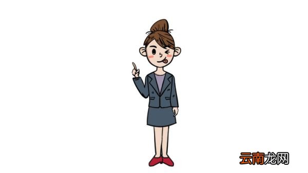 漫画女生简笔画