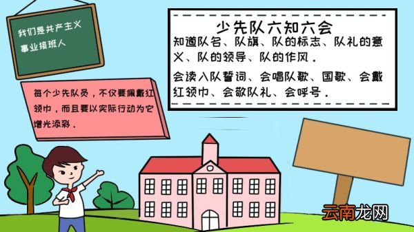 少先队六知六会手抄报