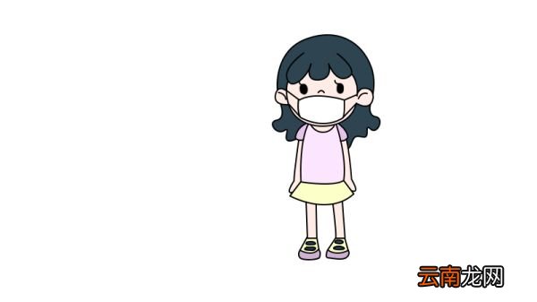 抗击疫情戴口罩简笔画画法