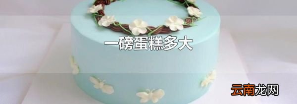 一磅蛋糕多大