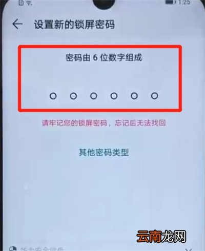荣耀20i中更改锁屏密码的操作教程