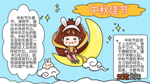 中秋快乐的手抄报画法 中秋快乐的手抄报怎么画