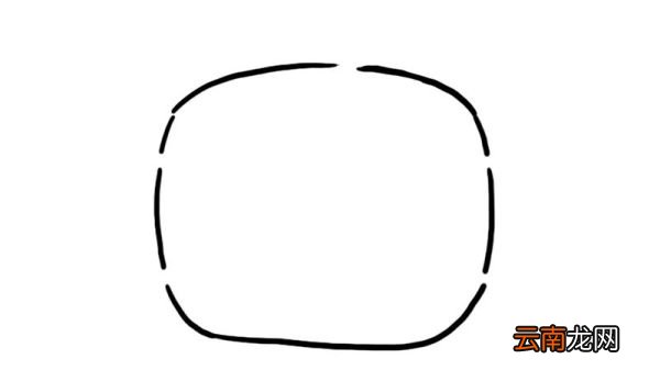 春节敲鼓简笔画