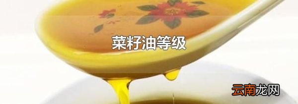 菜籽油等级