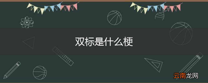 双标是什么梗