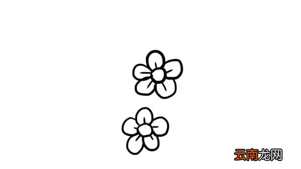 梅花树枝简笔画
