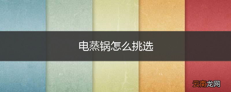 电蒸锅怎么挑选