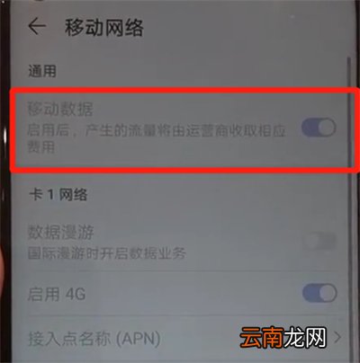 华为nova4中打开流量的操作教程