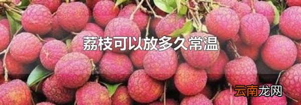 荔枝可以放多久常温