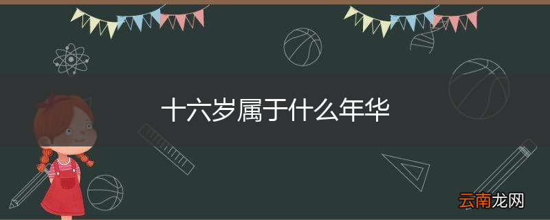 十六岁属于什么年华