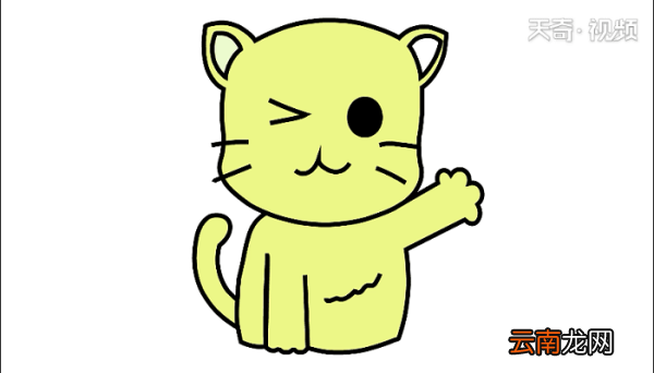 线猫动物画 线猫动物简笔画