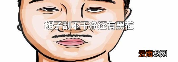 胡子刮不干净还有黑茬
