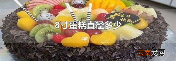 8寸蛋糕直径多少