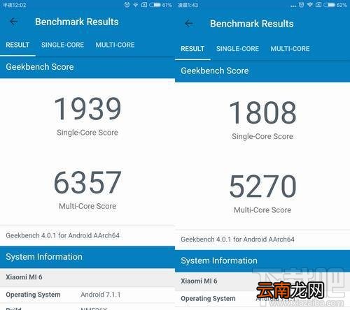 小米6和荣耀9跑分哪个高？荣耀9和小米6性能对比