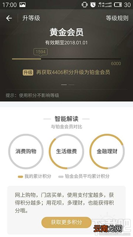 怎么看支付宝等级?怎么看自己是不是支付宝铂金会员?