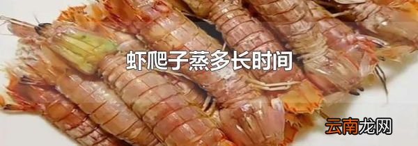 虾爬子蒸多长时间