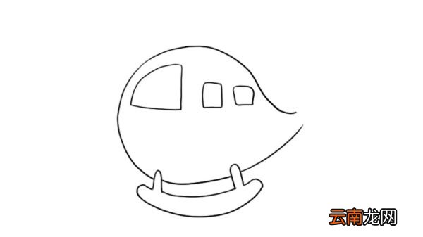 航天飞机简笔画