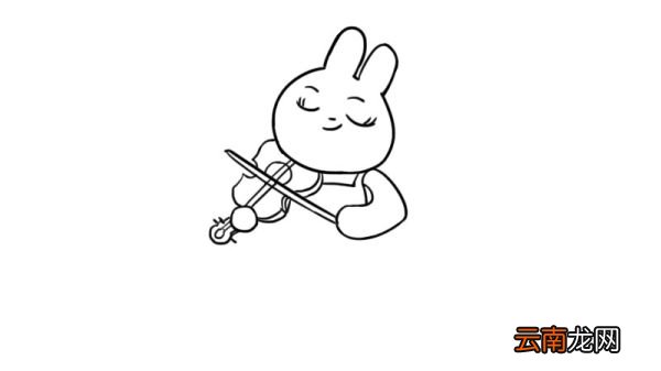 森林音乐会简笔画