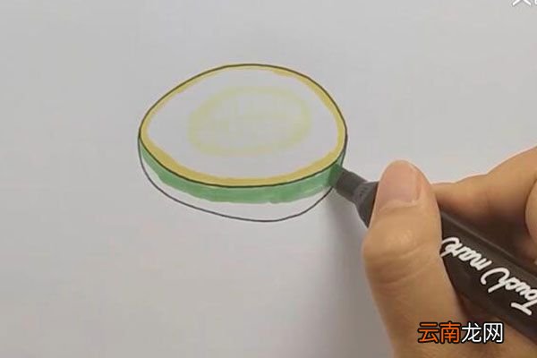 哈密瓜简笔画