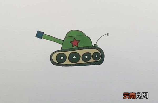 坦克简笔画