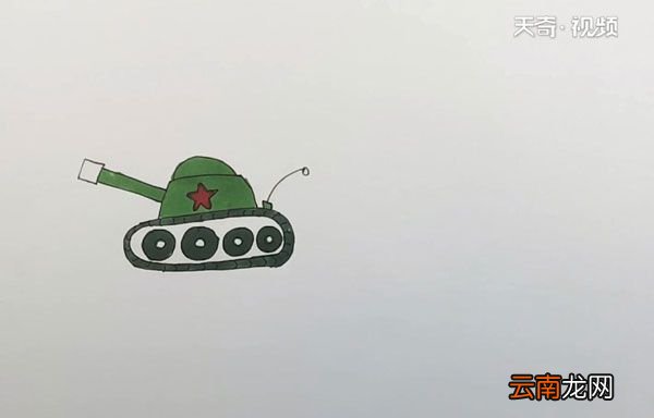 坦克简笔画