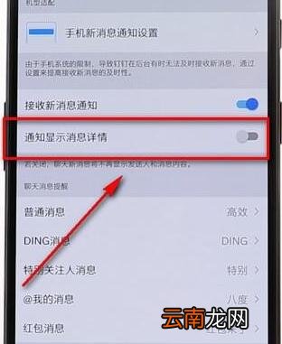 钉钉开启通知显示操作过程