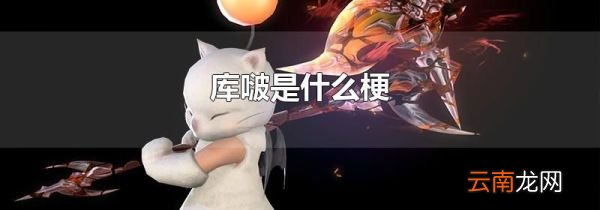 库啵是什么梗