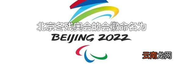 北京冬残奥会的会徽命名为