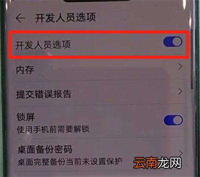 华为mate30pro中关闭开发人员选项的操作教程