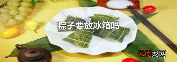 粽子要放冰箱吗