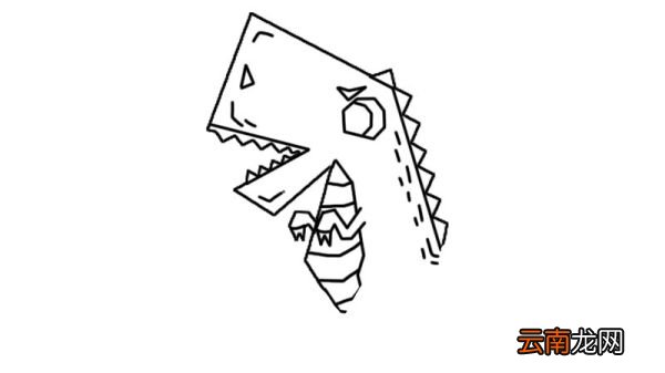 恐龙简笔画步骤恐龙简笔画教程