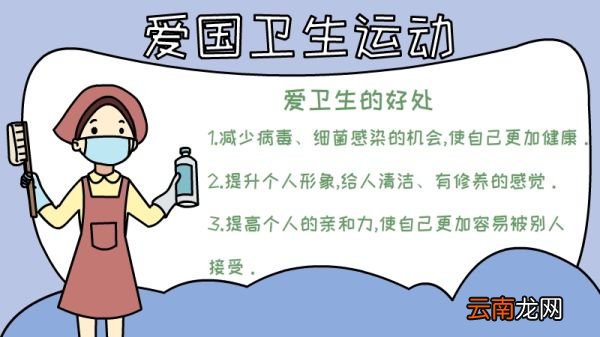 爱国卫生运动手抄报内容简短怎么画