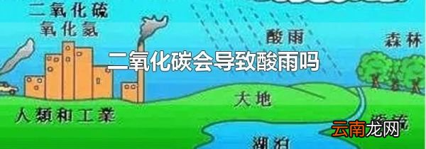 二氧化碳会导致酸雨吗