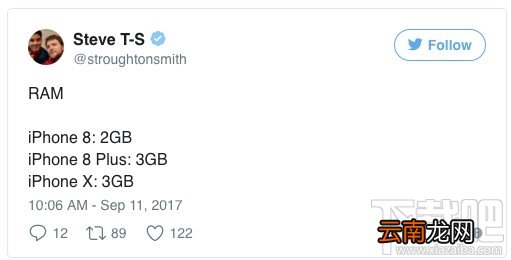 iPhone X运行内存多大？iPhone8/8P运行内存多少？