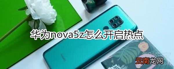华为nova5z怎么开启热点