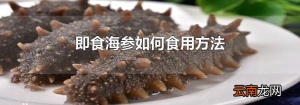 即食海参如何食用方法