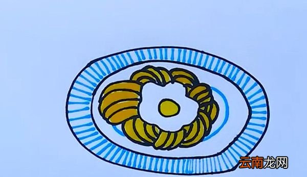 面条简笔画面条的简笔画