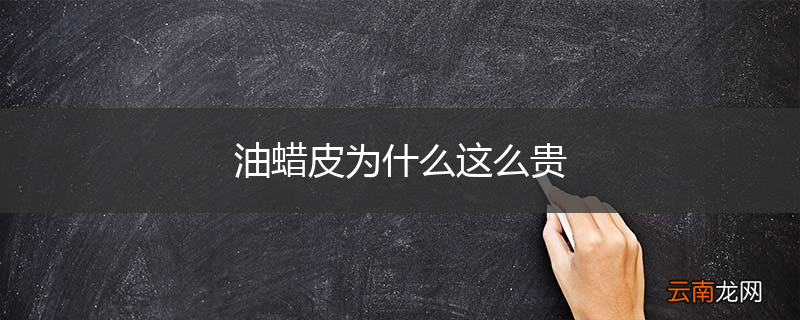 油蜡皮为什么这么贵