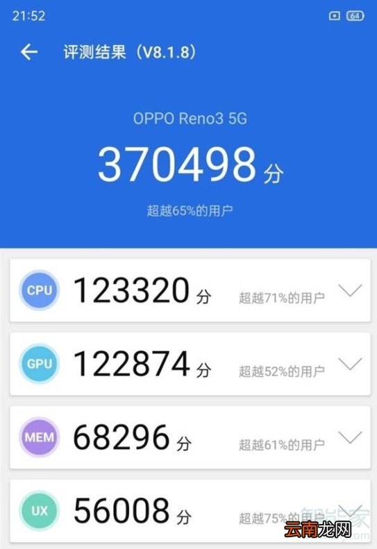 OPPO Reno3跑分是多少